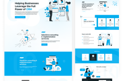 Wordpress website Development For CRM Integration & Consulting Services